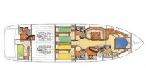 MISS MONEY PENNY - Lower Deck Layout